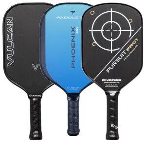 A selection of popular paddles available in our Pick Your Pack 3-Pack Dink.