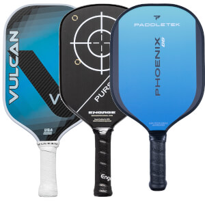 A selection of popular paddles available in our Pick Your Pack 3-Pack Dink.