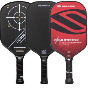 A selection of popular paddles available in our Pick Your Pack 3-Pack Drive.