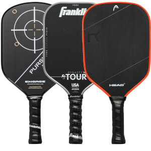A selection of popular paddles available in our Pick Your Pack 3-Pack Drive.