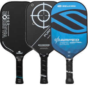 A selection of popular paddles available in our Pick Your Pack 3-Pack Drive.