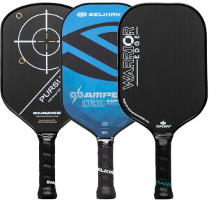 A selection of popular paddles available in our Pick Your Pack 3-Pack Drive.