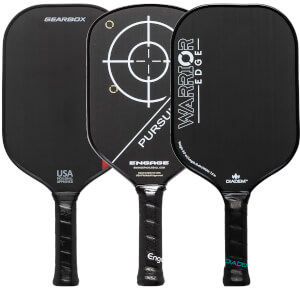 A selection of popular paddles available in our Pick Your Pack 3-Pack Drive.