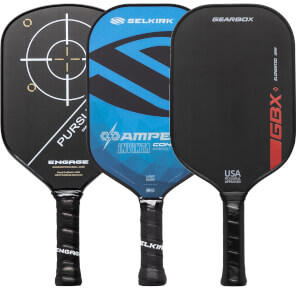 A selection of popular paddles available in our Pick Your Pack 3-Pack Drive.