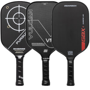 A selection of popular paddles available in our Pick Your Pack 3-Pack Drive.