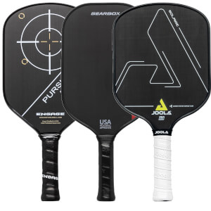 A selection of popular paddles available in our Pick Your Pack 3-Pack Drive.