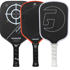 A selection of popular paddles available in our Pick Your Pack 3-Pack Drive.