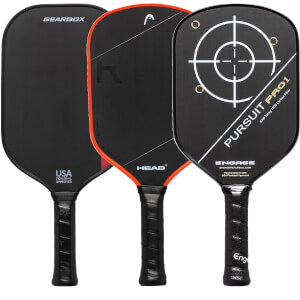 A selection of popular paddles available in our Pick Your Pack 3-Pack Drive.