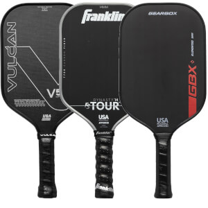 A selection of popular paddles available in our Pick Your Pack 3-Pack Drive.