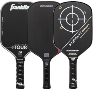 A selection of popular paddles available in our Pick Your Pack 3-Pack Drive.