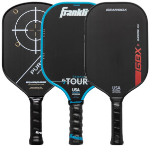 A selection of popular paddles available in our Pick Your Pack 3-Pack Drive.