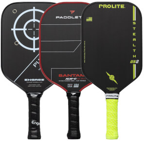 A selection of popular paddles available in our Pick Your Pack 3-Pack Erne.