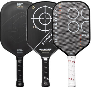 A selection of popular paddles available in our Pick Your Pack 3-Pack Erne.