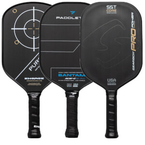 A selection of popular paddles available in our Pick Your Pack 3-Pack Erne.