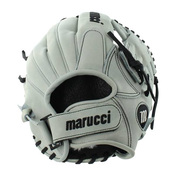 Marucci Adjustable 11.75" Fastpitch Softball Glove: MFGSB1175CV-GY/BK: Image #316252