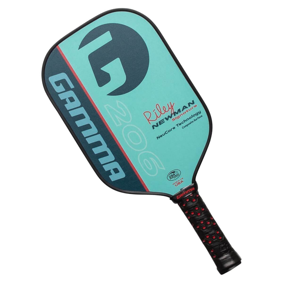 GAMMA Riley Newman 206 BLEMISHED Middleweight Composite Pickleball Paddle: Image #427420