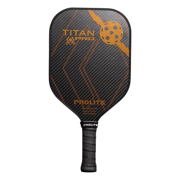 PROLITE Titan Pro Black Diamond Series Middleweight Carbon Fiber Pickleball Paddle: Image #405854