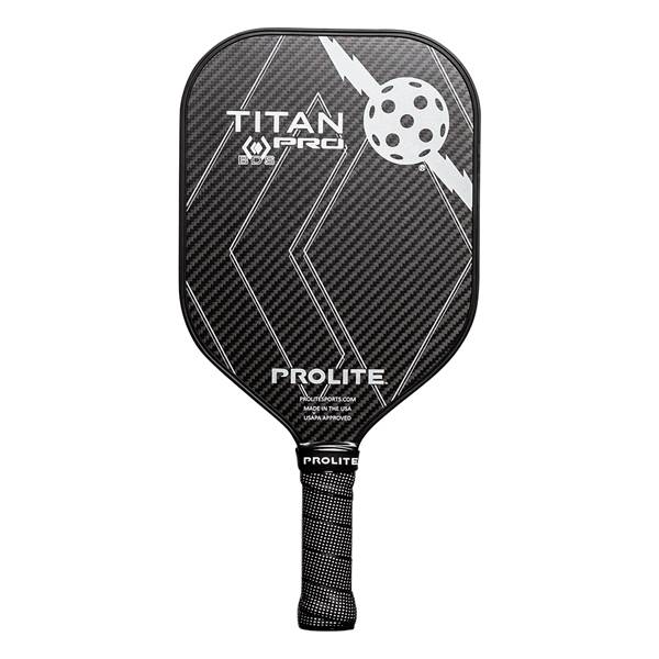 PROLITE Titan Pro Black Diamond Series Middleweight Carbon Fiber Pickleball Paddle: Image #405855