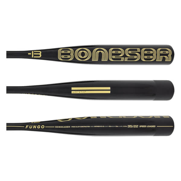 Warstic Bonesaber Black Cobra 35" Metal Fungo Bat: MBBSRFNGBK: Image #436143