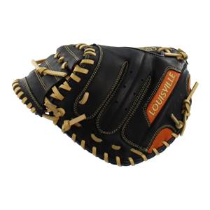 Louisville Slugger Omaha Series 5 Orange/Black Baseball Glove: FGS5OR6-CTM1 Catcher's Mitt: Image #308149