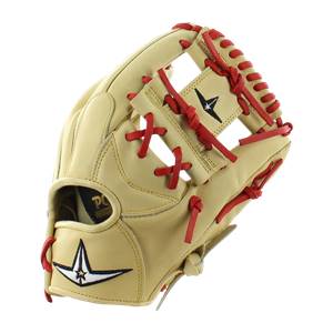 All Star System Seven 11.5" Baseball Glove: FGS7-IF Tan / Red: Image #317061