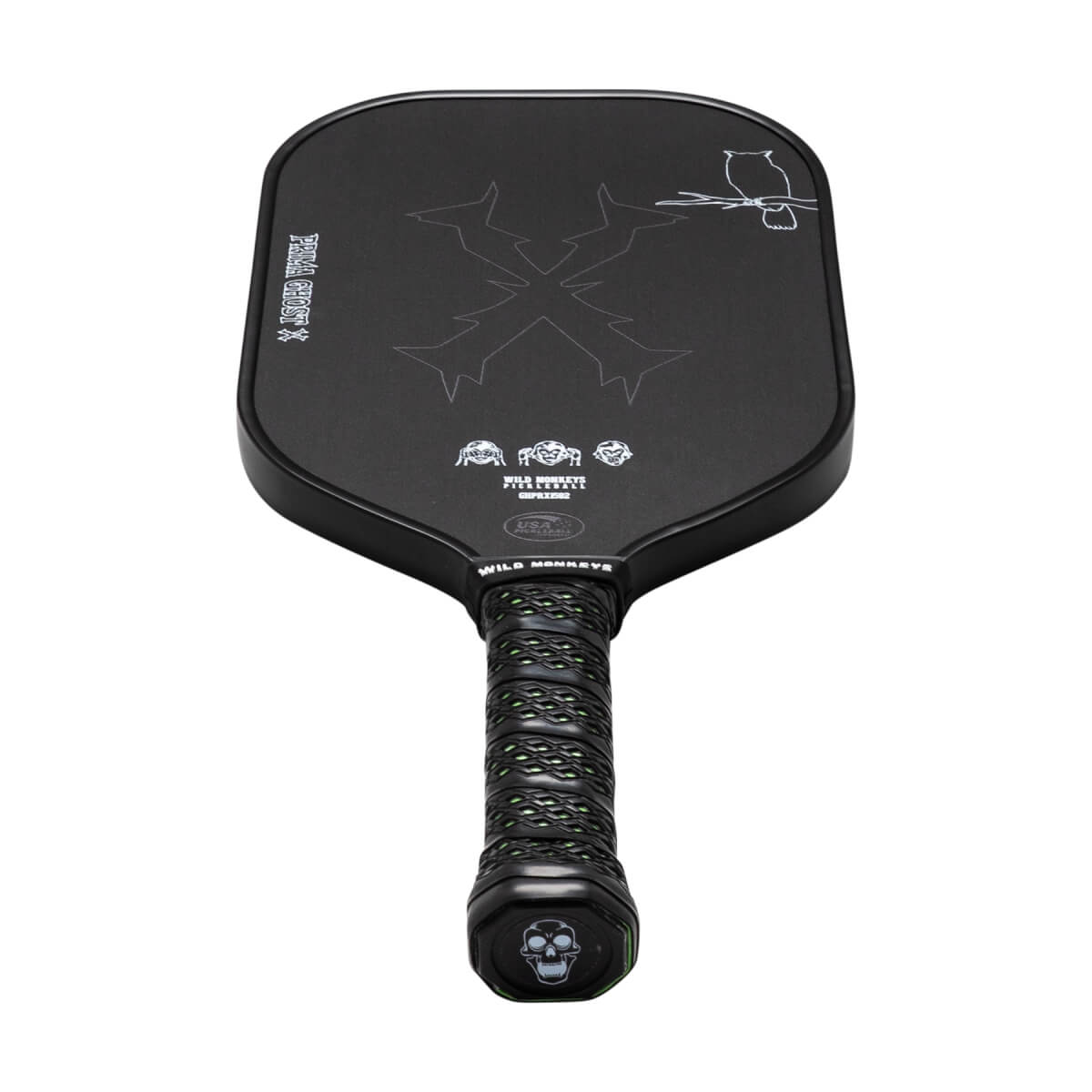 Wild Monkeys Prima Ghost X Carbon Fiber Pickleball Paddle: Image #454713