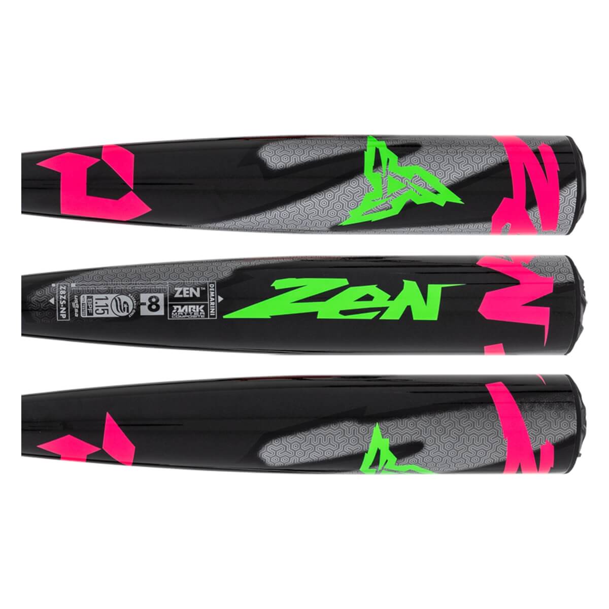 DeMarini Zen Limited Edition -8 USSSA Baseball Bat: WBD2542010: Image #454373