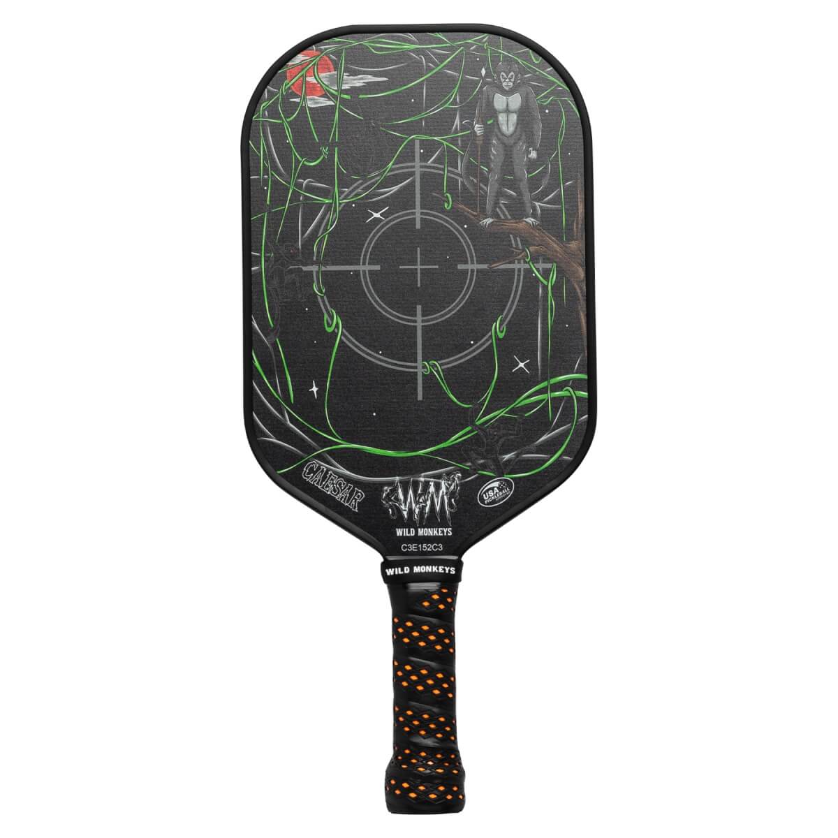 Wild Monkeys Caesar Gen 1 Heavyweight Carbon Fiber Pickleball Paddle: Image #424578