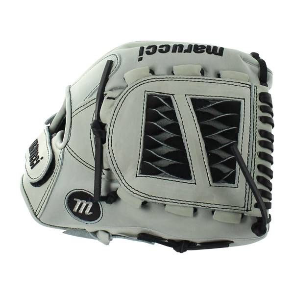 Marucci Adjustable 12" Fastpitch Softball Glove MFGSB1200SVGY/BK