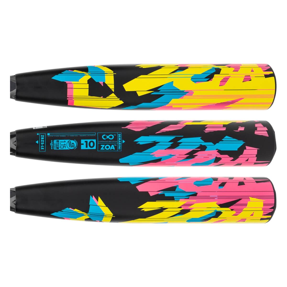 DeMarini Zoa Glitch 10 USSSA Baseball Bat (WBD2355010)