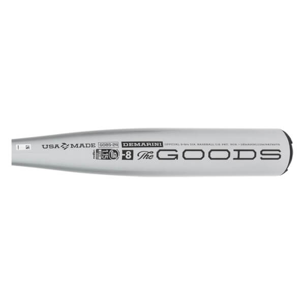 DeMarini The Goods One Piece -8 USSSA Baseball Bat: WBD2473010: Image #437957