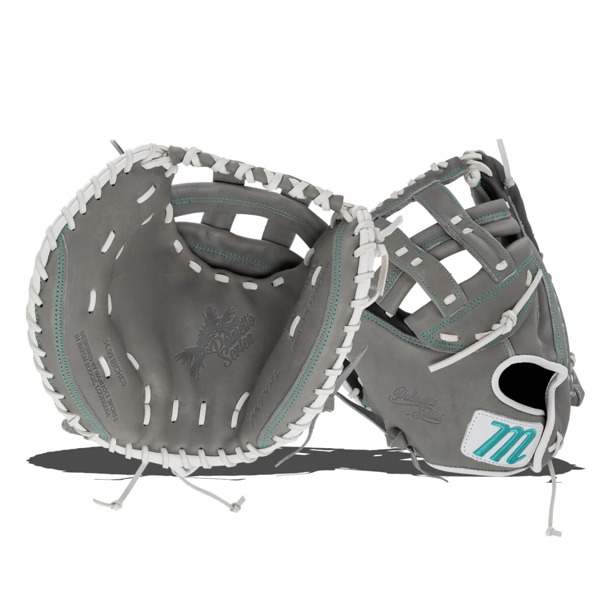 Marucci Palmetto 34" Fastpitch Softball Catcher's Mitt: MFG3PL240C2FP-GY: Image #445118