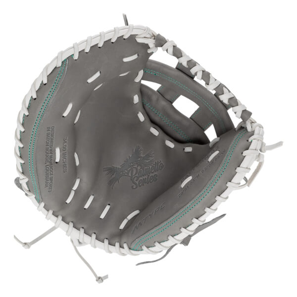 Marucci Palmetto 34" Fastpitch Softball Catcher's Mitt: MFG3PL240C2FP-GY: Image #445119