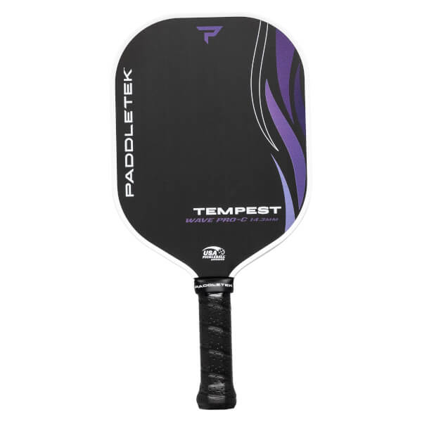 Paddletek Tempest Wave Pro-C 14.3mm Carbon Fiber Pickleball Paddle: Image #442923