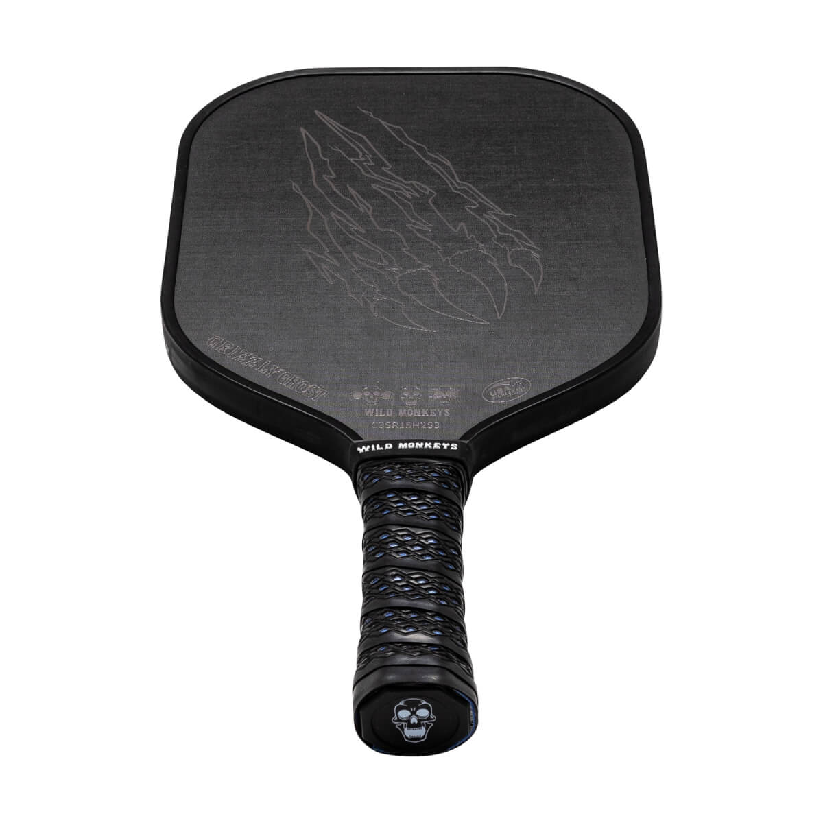 Wild Monkeys Grizzly Ghost Carbon Fiber Pickleball Paddle: Image #450864