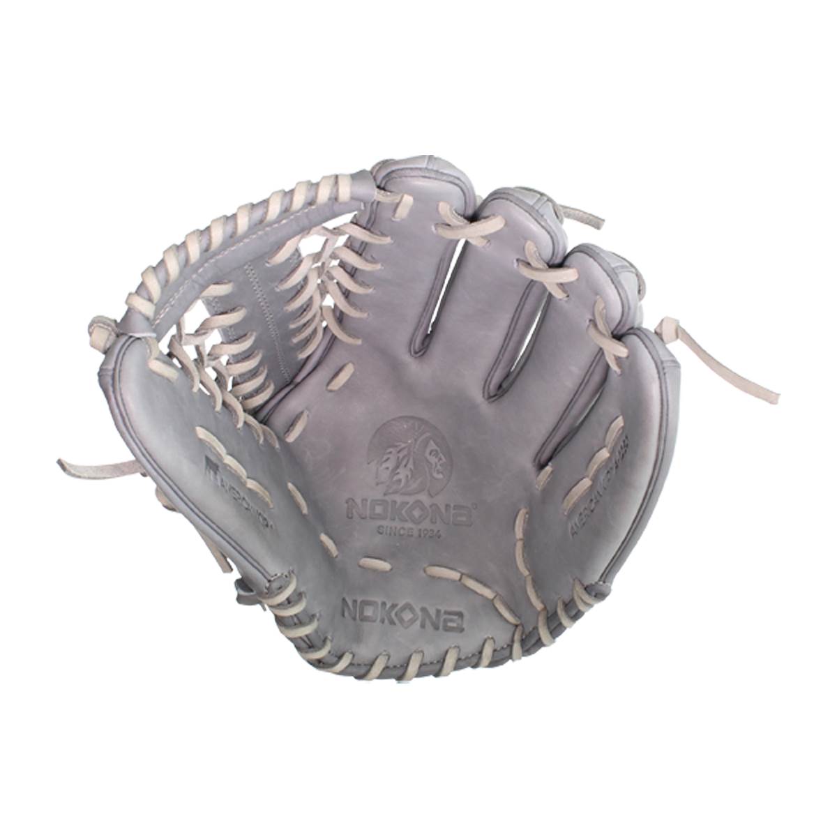 Nokona American Kip 12.5" Fastpitch Softball Glove: A-V1250MGR: Image #387431