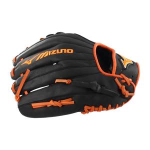 Mizuno MVP Prime SE 11.5" Baseball Glove: GMVP1154PSE6 Black / Orange: Image #314304