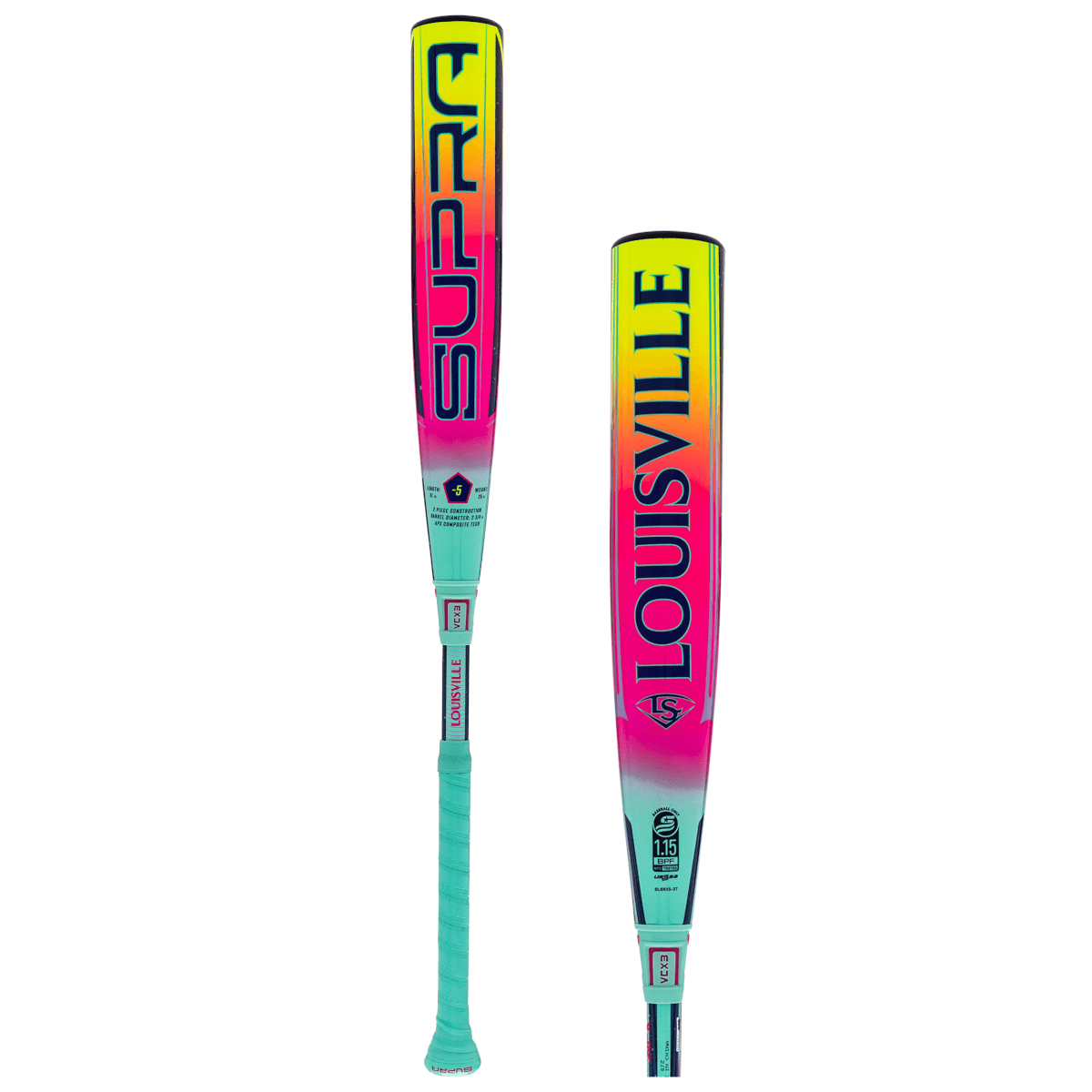 sup 2027 Louisville Slugger Supra -5 USSSA Baseball Bat: WBL4253010