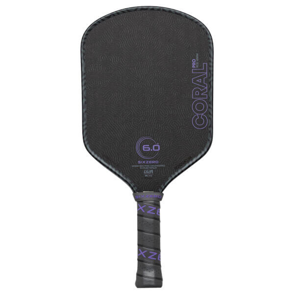 Six Zero Coral Pro Hybrid UPA-A Carbon Fiber Pickleball Paddle