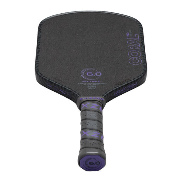 Six Zero Coral Pro Hybrid UPA-A Carbon Fiber Pickleball Paddle