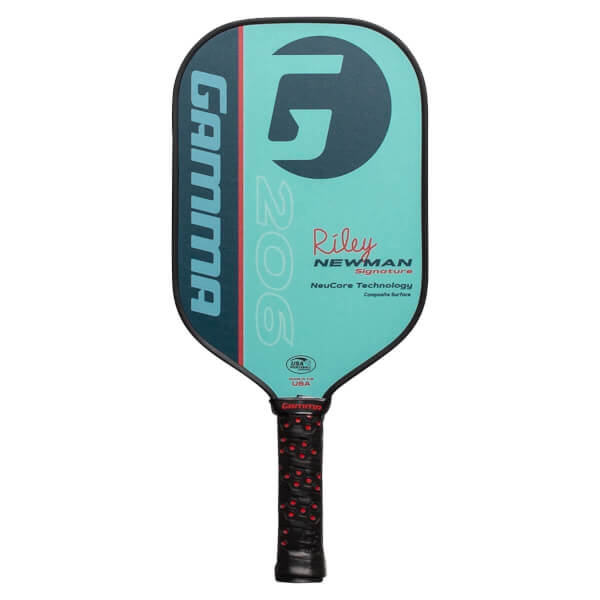 GAMMA Riley Newman 206 BLEMISHED Middleweight Composite Pickleball Paddle: Image #427422