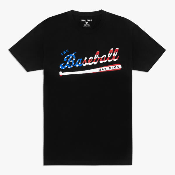 Baseball Bat Bros USA Logo Tee