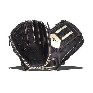 Mizuno MVP Prime SE 14'' Slow Pitch Softball Glove: GMVP1400PSES8  Black/Gold: Image #380319