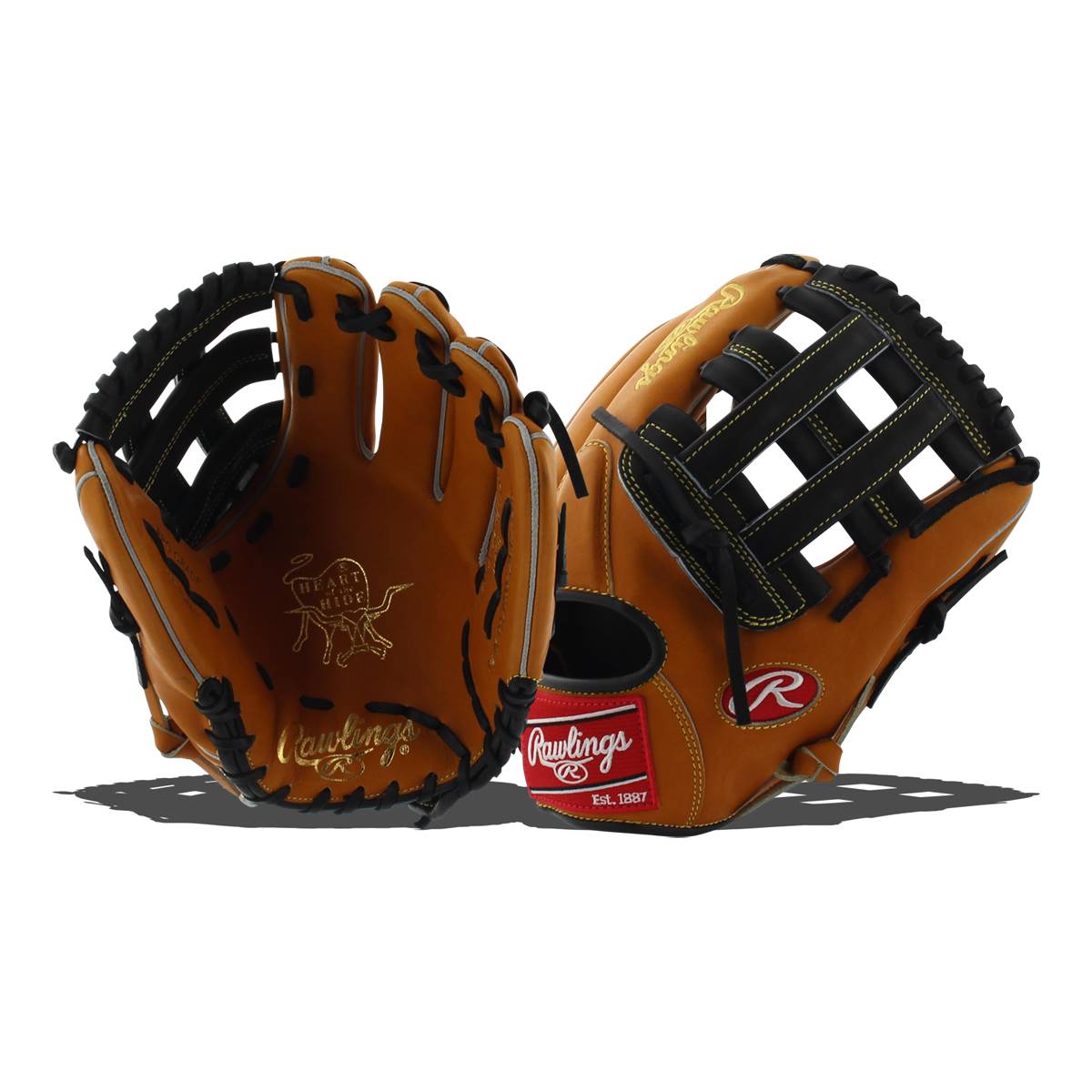 Rawlings Heart of the Hide 12" Baseball Glove: PRO206-6JTB: Image #317924