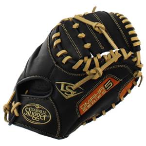 Louisville Slugger Omaha Series 5 Orange/Black Baseball Glove: FGS5OR6-CTM1 Catcher's Mitt: Image #308147