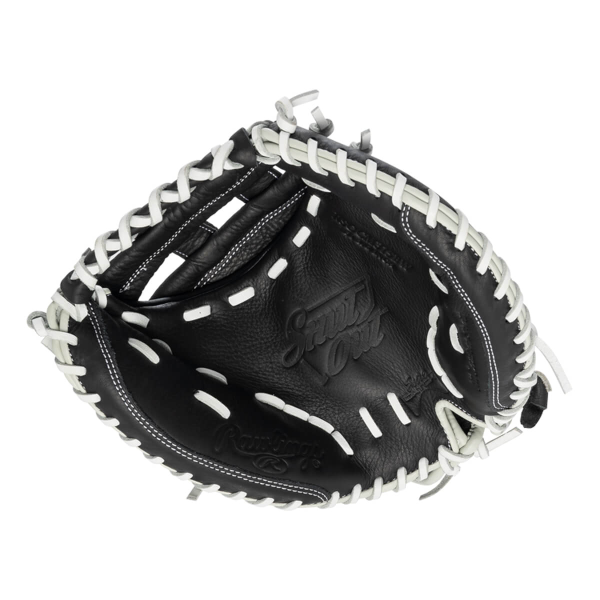Rawlings Shut Out 31.5" Youth Fastpitch Softball Catcher's Mit: RSOCM315BW: Image #435077