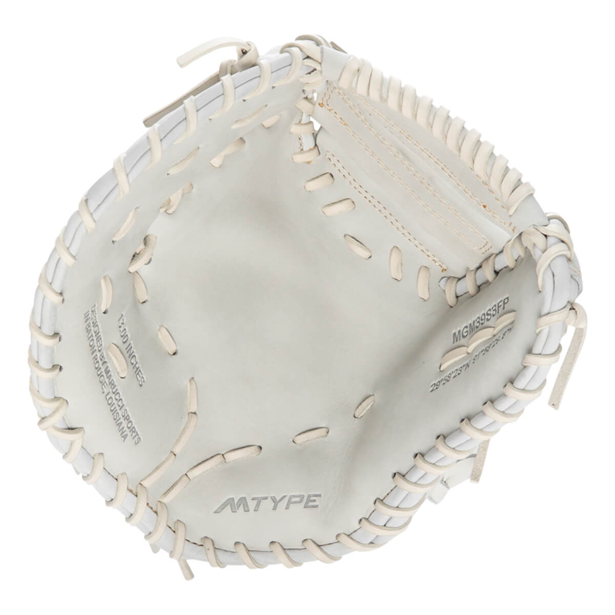 Marucci Magnolia 13" Fastpitch Softball First Base Mitt: MFGMGM39S3FP-W: Image #437110