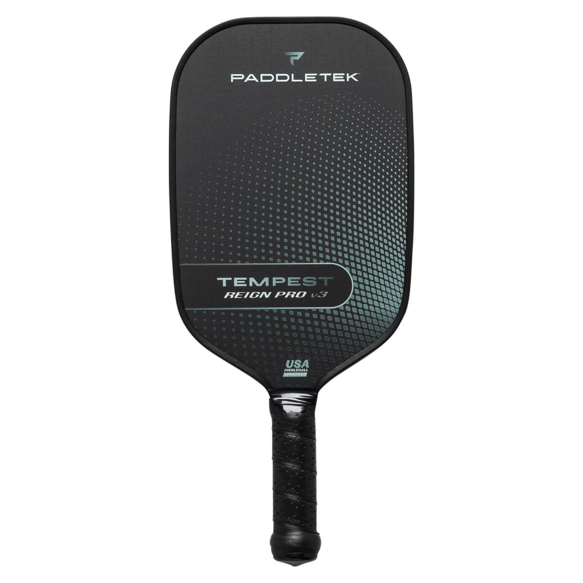 Paddletek Tempest Reign Pro V3 Middleweight Carbon Fiber Pickleball Paddle: Image #437605