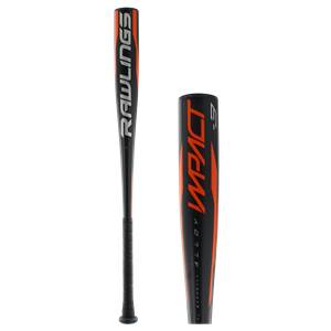 Side view of a black baseball bat with orange IMPACT text and ALLOY branding.