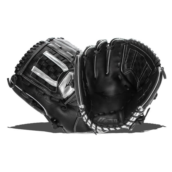 Mizuno MVP Prime SE 12'' Baseball Glove: GMVP1200PSE8 Black/Silver: Image #418222